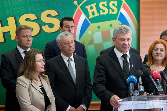 Hrvatska seljačka stranka (HSS) održala je konferenciju za novinare                                                                                                                                                                             