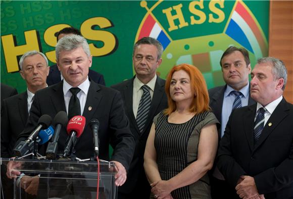 Hrvatska seljačka stranka (HSS) održala je konferenciju za novinare                                                                                                                                                                             