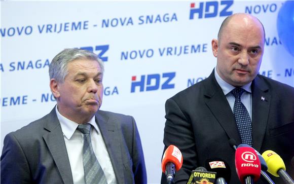 Tiskovna konferencija HDZ-a                                                                                                                                                                                                                     