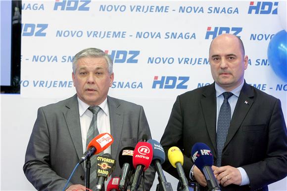 Tiskovna konferencija HDZ-a                                                                                                                                                                                                                     