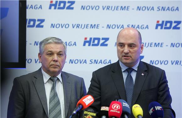 Tiskovna konferencija HDZ-a                                                                                                                                                                                                                     