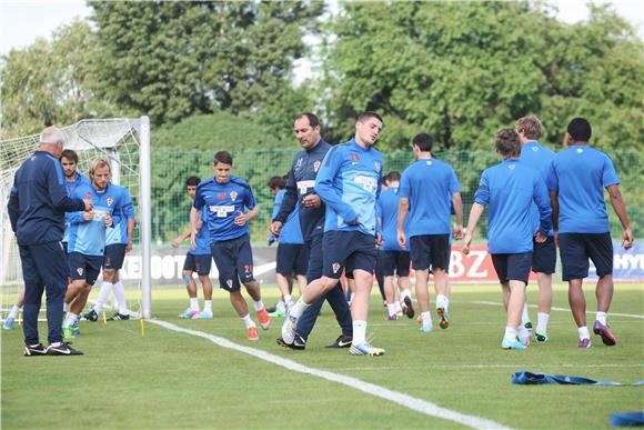 Trening Hrvatske nogoemtne reprezentacije                                                                                                                                                                                                       