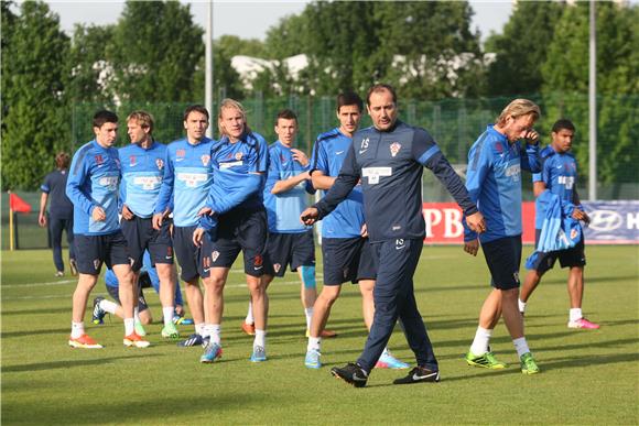 Trening Hrvatske nogoemtne reprezentacije                                                                                                                                                                                                       