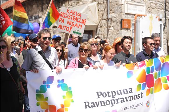 Gay pride u Splitu                                                                                                                                                                                                                              