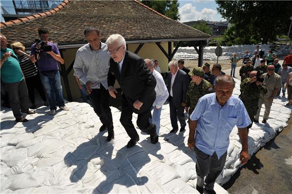 Josipović: svi segmenti obrane od poplave brzi i funkcionalni                                                                                                                                                                                   