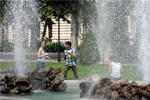 Vrućine u Zagrebu 20.06.2013                                                                                                                                                                                                                    