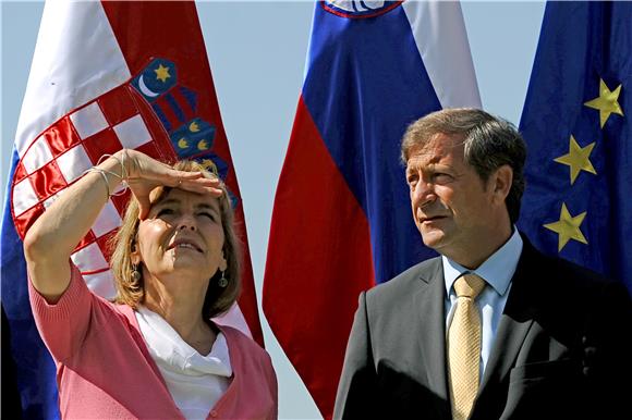 Započeli razgovori ministrice Pusić i slovenskog ministra Erjavca                                                                                                                                                                               