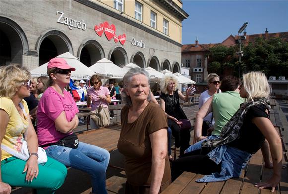 Zajednički prosvjed zakupaca tržnica Hrvatske                                                                                                                                                                                                   