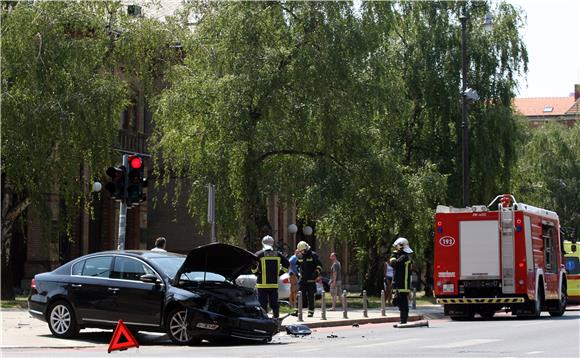 Četvero ozlijeđenih u sudaru tri vozila u središtu Zagreba                                                                                                                                                                                      