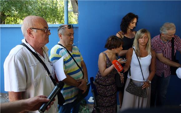 Tiskovna konferencija sindikata u PAN Tvornici papira Zagreb                                                                                                                                                                                    