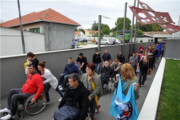 Vukovar: završena prosvjedna hodnja, sutra počinje u Borovu naselju                                                                                                                                                                             