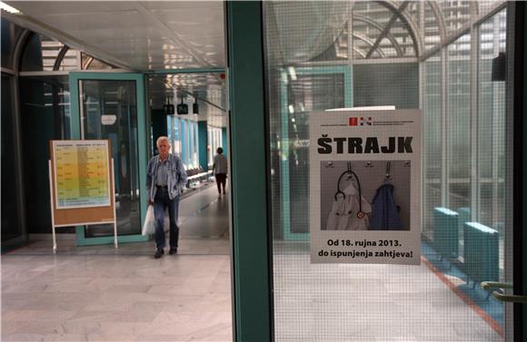 ŠTRAJK U BOLNICAMA (ZBIRNO) Ministarstvo i sindikati i dalje različito o broju štrajkača, Ostojić poziva na pregovore                                                                                                                           