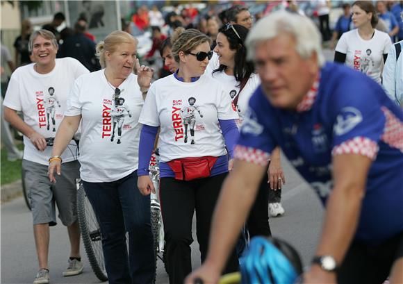 Oko 5 tisuća građana sudjelovalo na jarunskom Terry Fox Run                                                                                                                                                                                     