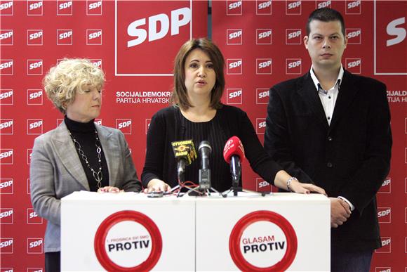 Na Dan borbe protiv nasilja nad ženama SDP poziva na glasovanje "protiv"                                                                                                                                                                        