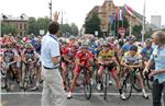 Start međunarodne biciklističke utrke Hrvatska - Slovenija 2013.                                                                                                                                                                                