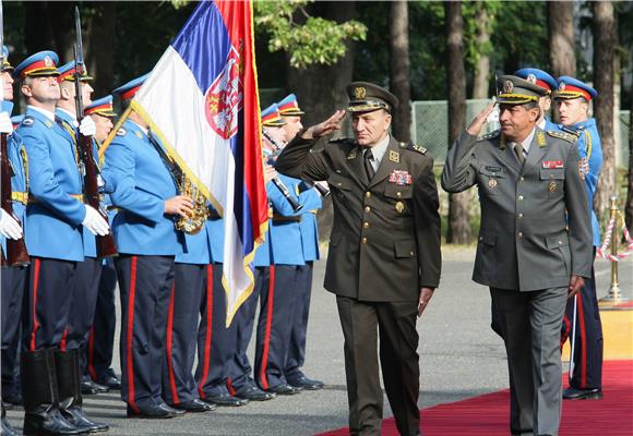 Načelnik Glavnog stožera HV u službenom posjetu Srbiji                                                                                                                                                                                          