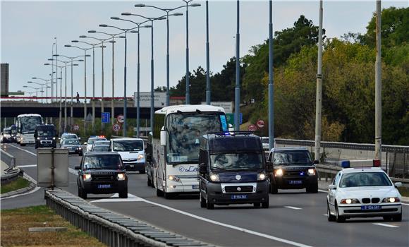 Hrvatski reprezentativci stigli u Beograd                                                                                                                                                                                                       