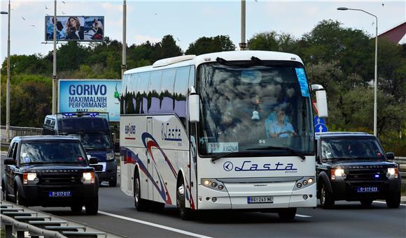 Hrvatski reprezentativci stigli u Beograd                                                                                                                                                                                                       