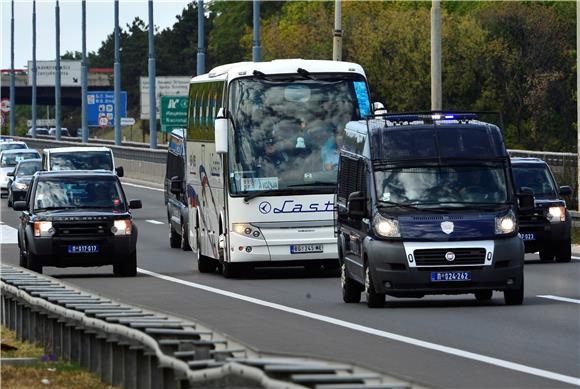 Hrvatski reprezentativci stigli u Beograd                                                                                                                                                                                                       