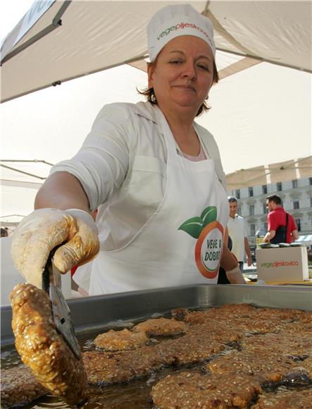 ZeGeVege festival na Trgu bana Jelačića                                                                                                                                                                                                         