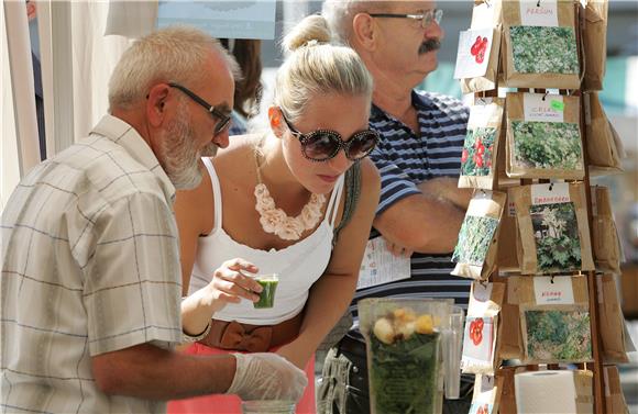 ZeGeVege festival na Trgu bana Jelačića                                                                                                                                                                                                         