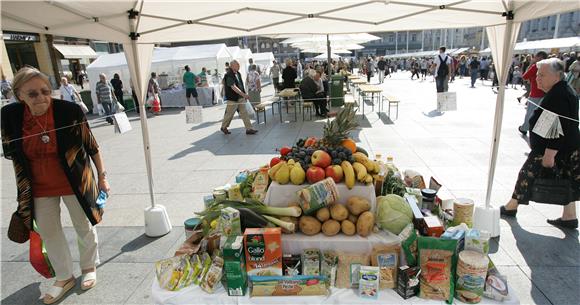 ZeGeVege festival na Trgu bana Jelačića                                                                                                                                                                                                         