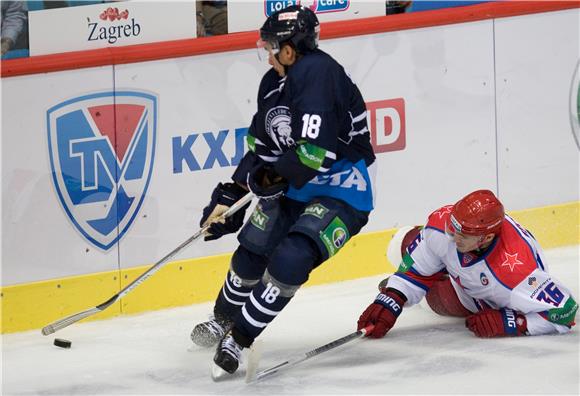 KHL liga: Medveščak - CSKA                                                                                                                                                                                                                      