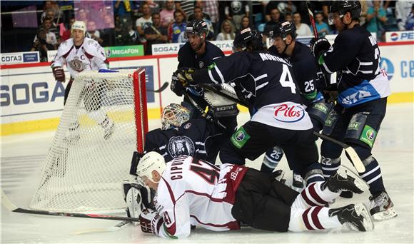 Drugo kolo KHL Lige, Medveščak - Dinamo Riga                                                                                                                                                                                                    