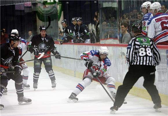 KHL liga: Medveščak - Lev Prag                                                                                                                                                                                                                  