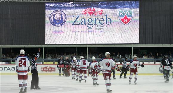 KHL liga: Medveščak - Lev Prag                                                                                                                                                                                                                  