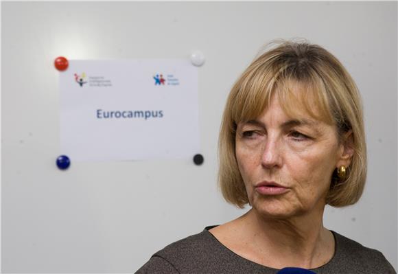 Vesna Pusić posjetila je Eurocampus Zagreb                                                                                                                                                                                                      