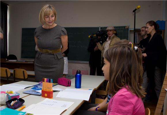 Vesna Pusić posjetila je Eurocampus Zagreb                                                                                                                                                                                                      