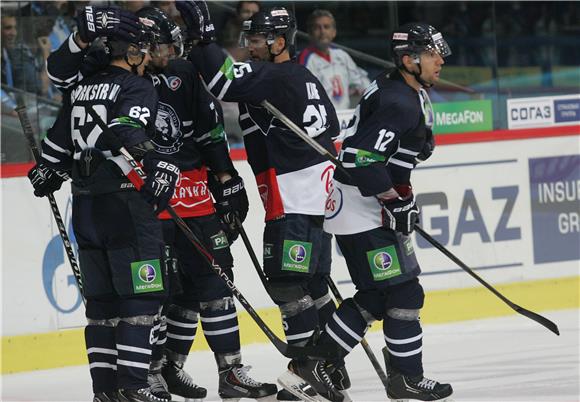 KHL liga: Medveščak - Slovan 13.9.2013.                                                                                                                                                                                                         