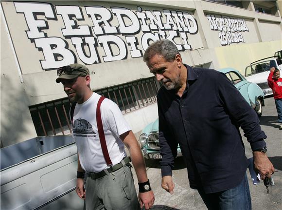 Gradonačelnik Milan Bandić pozdravio prisutne na cilju 7. Old school Desanta Ferdinand Budicki                                                                                                                                                  