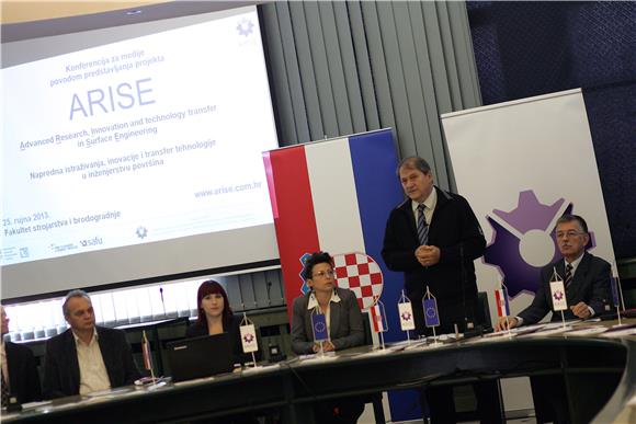 Predstavljen EU projekt 'ARISE - Napredna istraživanja, inovacije i transfer tehnologije u inženjerstvu površina'                                                                                                                               