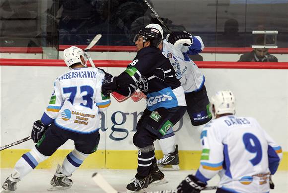 KHL liga: Medveščak - Baris Astana 28.9.2013.                                                                                                                                                                                                   