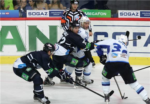 KHL liga: Medveščak - Baris Astana 28.9.2013.                                                                                                                                                                                                   