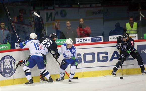 KHL liga: Medveščak - Neftehimik 7.10.2013.                                                                                                                                                                                                     