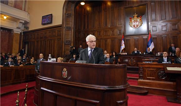 Predsjednik Josipović obratio se zastupnicima srbijanskog Parlamenta                                                                                                                                                                            