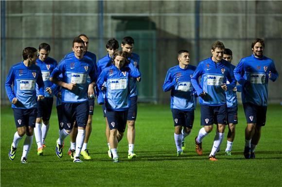 Trening Hrvatske nogometne reprezentacije pred utakmicu s Islandom                                                                                                                                                                              