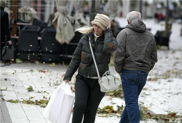 Orkanska bura na riječkom području                                                                                                                                                                                                              