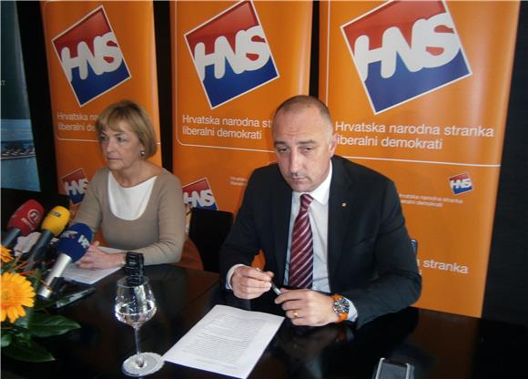 Tiskovna konferencija HNS-a u Novom Vinodolskom                                                                                                                                                                                                 