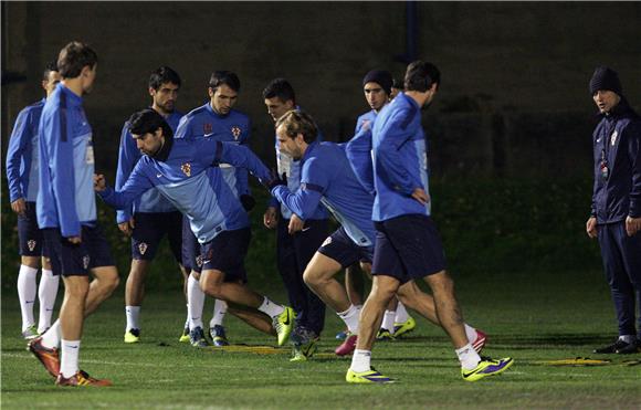 Trening hrvatske nogometne reprezentacije 18.11.2013.                                                                                                                                                                                           