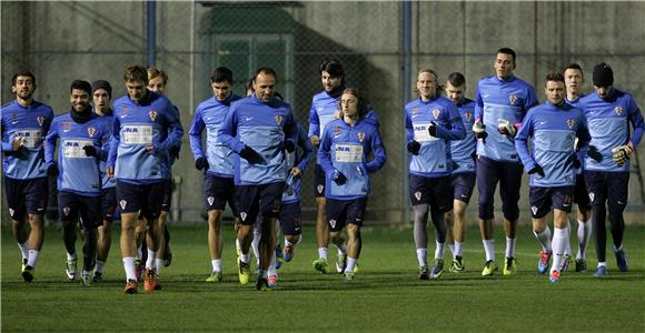 Trening hrvatske nogometne reprezentacije 18.11.2013.                                                                                                                                                                                           