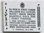 Vukovar: odana počast ubijenima u Veleprometu 1991.                                                                                                                                                                                             