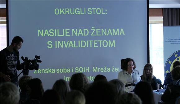 Okrugli stol 'Nasilje nad ženama s invaliditetom'                                                                                                                                                                                               