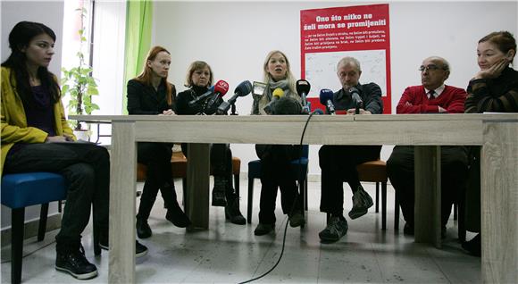 Tiskovna konferencija LGTB udruga uoči referenduma o braku                                                                                                                                                                                      