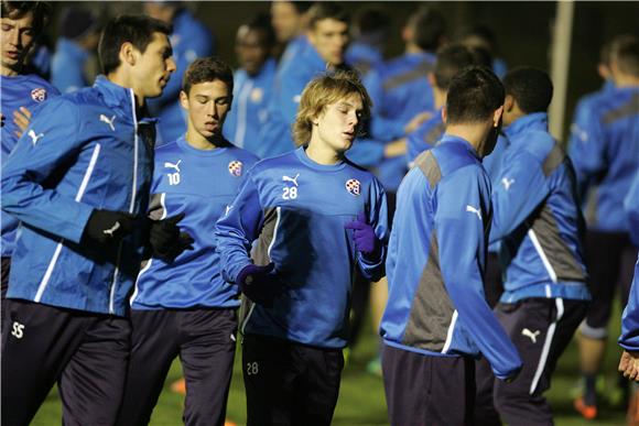 Igrači GNK Dinamo održali su trening na stadionu Hitrec                                                                                                                                                                                         