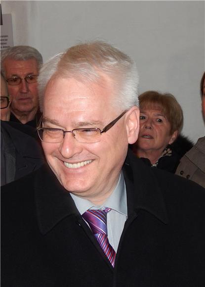 Izložbu o europskim himnama obišao predsjednik Josipović                                                                                                                                                                                        