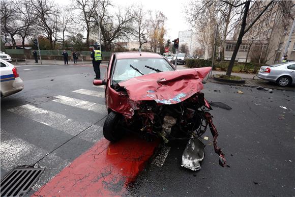 Prometna u središtu Zagreba                                                                                                                                                                                                                     